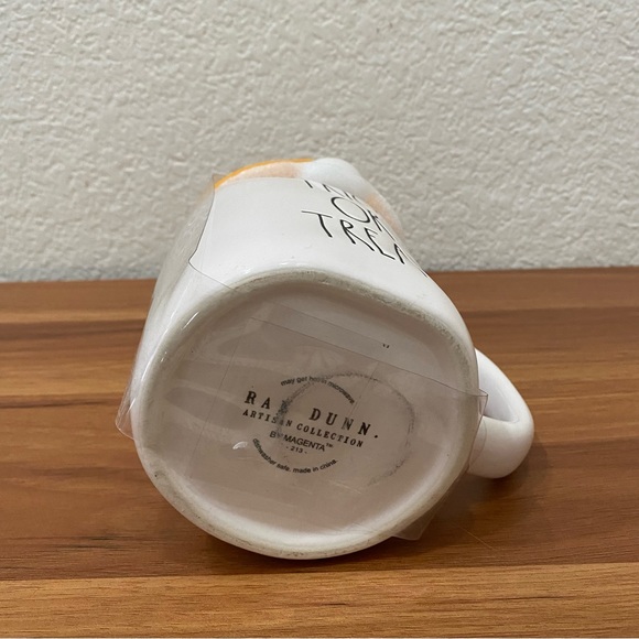 RAE DUNN Candy Corn Topper Gnome Ceramic Halloween Mug - Picture 6 of 11